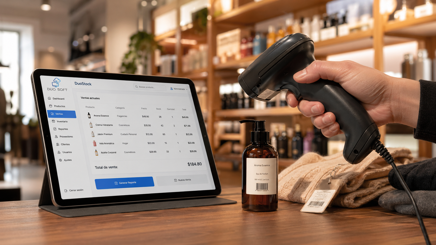 Aumenta la eficiencia de tu negocio con DuoStock, el software de gestión de puntos de ventas (POS)